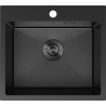 Mexen Solix chiuvetă din oțel inoxidabil 1-camerală 500 x 450 mm, negru HC - 6402501000-70HC