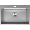 Mexen Solix chiuvetă din oțel 1-cameră 650 x 450 mm, inox - 6403651000-01