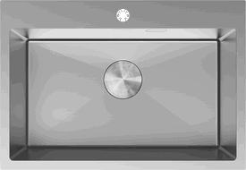 Mexen Solix egykamrás rozsdamentes mosogató 650 x 450 mm, inox - 6403651000-01