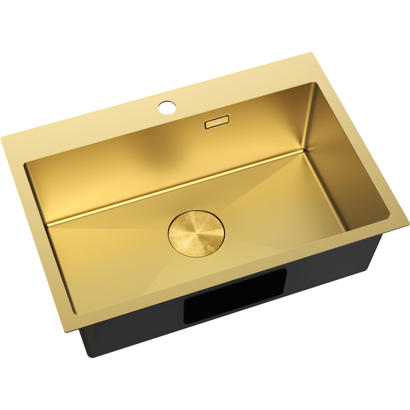 Mexen Solix chiuvetă din oțel inoxidabil cu o cameră 650 x 450 mm, auriu - 6403651000-55
