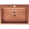 Mexen Solix chiuvetă din oțel inoxidabil cu 1 compartiment 650 x 450 mm, cupru HC - 6403651000-65HC