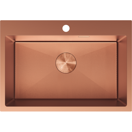 Mexen Solix chiuvetă din oțel inoxidabil cu 1 compartiment 650 x 450 mm, cupru HC - 6403651000-65HC