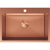 Mexen Solix chiuvetă din oțel inoxidabil cu 1 compartiment 650 x 450 mm, cupru HC - 6403651000-65HC