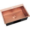 Mexen Solix chiuvetă de oțel cu 1 compartiment 650 x 450 mm, cupru HC - 6403651000-65HC
