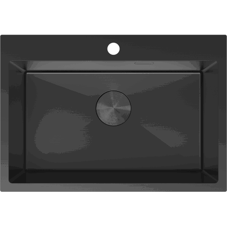 Mexen Solix chiuvetă din oțel inoxidabil cu 1 cuvă 650 x 450 mm, negru - 6403651000-70