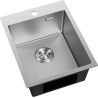 Mexen Solix chiuvetă din oțel cu 1 compartiment 400 x 500 mm, inox - 6406401000-01
