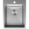 Mexen Solix chiuvetă din oțel cu 1 compartiment 400 x 500 mm, inox - 6406401000-01