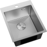Mexen Solix chiuvetă din oțel cu 1 compartiment 400 x 500 mm, inox - 6406401000-01