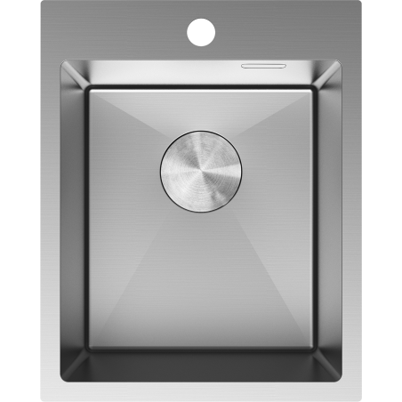 Mexen Solix rozsdamentes acél mosogató 1-medencés 400 x 500 mm, inox - 6406401000-01