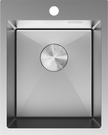 Mexen Solix Egykamrás rozsdamentes acél mosogató 400 x 500 mm, inox - 6406401000-01