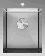 Mexen Solix rozsdamentes acél mosogató 1-medencés 400 x 500 mm, inox - 6406401000-01