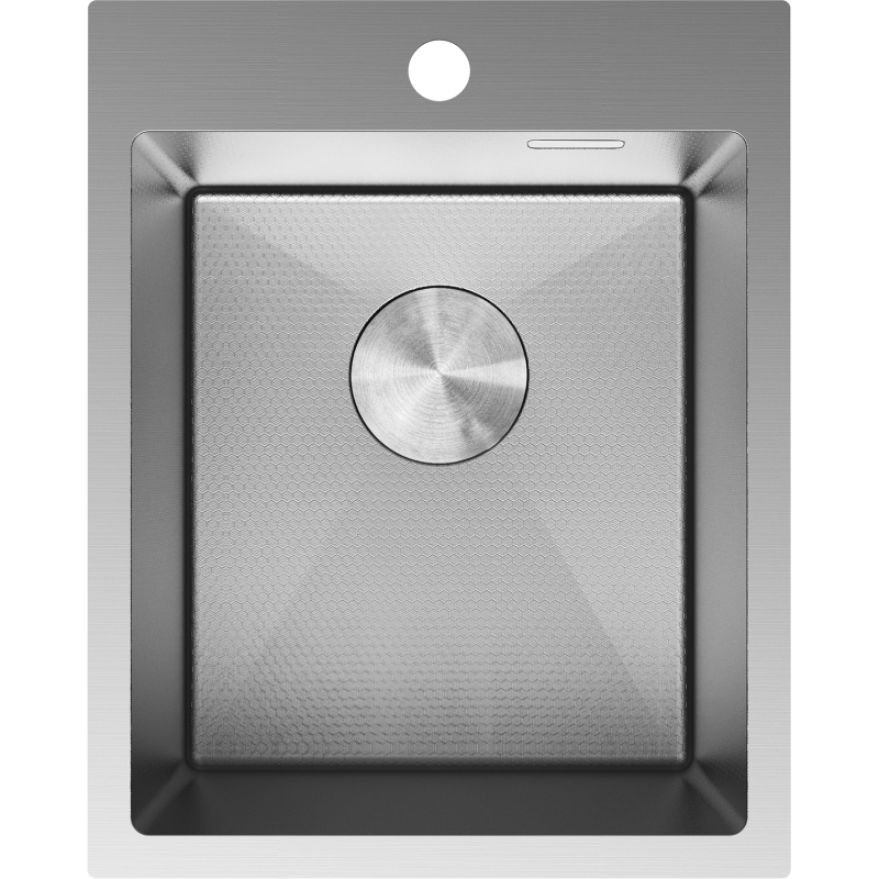 Mexen Solix 1-medencés rozsdamentes mosogató 400 x 500 mm, inox HC - 6406401000-01HC