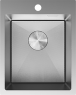 Mexen Solix rozsdamentes acél mosogató 1-medencés 400 x 500 mm, inox HC - 6406401000-01HC