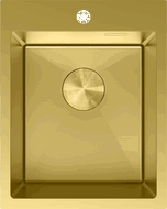 Mexen Solix chiuvetă de bucătărie din oțel inoxidabil, 1 compartiment, 400 x 500 mm, auriu - 6406401000-55