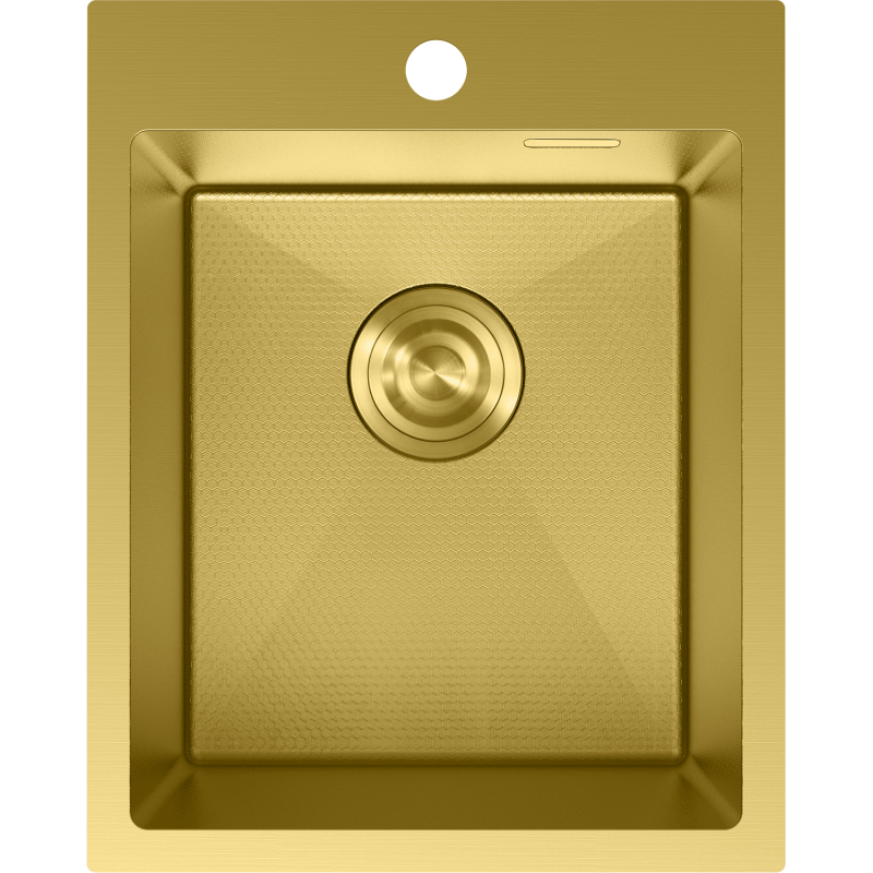 Mexen Solix chiuvetă din oțel inoxidabil cu 1 compartiment 400 x 500 mm, auriu HC - 6406401000-55HC