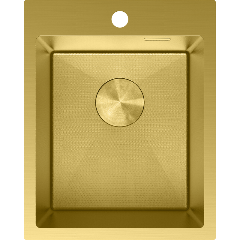 Mexen Solix chiuvetă din oțel inoxidabil cu 1 compartiment 400 x 500 mm, auriu HC - 6406401000-55HC