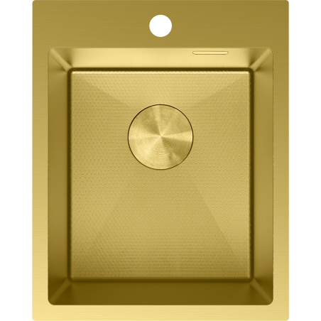 Mexen Solix chiuvetă din oțel inoxidabil cu 1 compartiment 400 x 500 mm, auriu HC - 6406401000-55HC