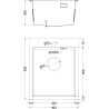 Mexen Solix chiuvetă din oțel inoxidabil 1-cameră 400 x 500 mm, cupru - 6406401000-65