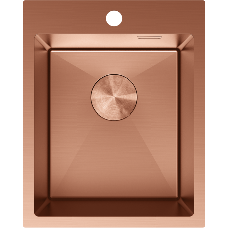 Mexen Solix acél mosogató, 1-medencés, 400 x 500 mm, réz - 6406401000-65