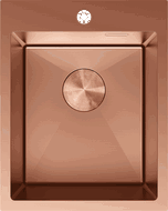 Mexen Solix acél mosogató, 1-medencés, 400 x 500 mm, réz - 6406401000-65