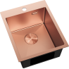 Mexen Solix chiuvetă din oțel inoxidabil cu 1 compartiment 400 x 500 mm, cupru - 6406401000-65