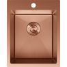 Mexen Solix acél mosogató 1-medencés 400 x 500 mm, réz HC - 6406401000-65HC