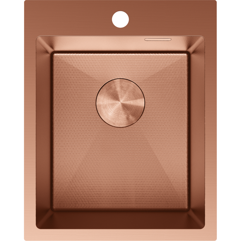 Mexen Solix chiuvetă de oțel inoxidabil cu 1 compartiment 400 x 500 mm, cupru HC - 6406401000-65HC