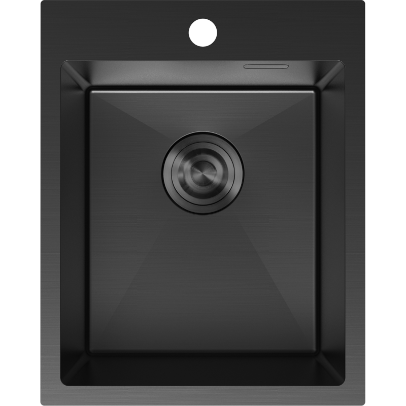 Mexen Solix chiuvetă din oțel inoxidabil cu 1 compartiment 400 x 500 mm, negru - 6406401000-70