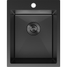Mexen Solix chiuvetă din oțel inoxidabil cu 1 compartiment 400 x 500 mm, negru - 6406401000-70