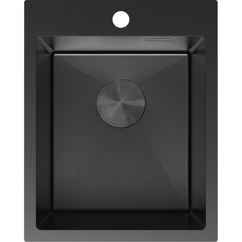 Mexen Solix chiuvetă din oțel inoxidabil cu 1 compartiment 400 x 500 mm, negru - 6406401000-70