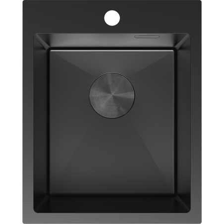 Mexen Solix chiuvetă din oțel inoxidabil cu 1 compartiment 400 x 500 mm, negru - 6406401000-70