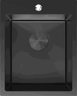 Mexen Solix chiuvetă din oțel inoxidabil cu 1 compartiment 400 x 500 mm, negru - 6406401000-70