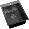 Mexen Solix chiuvetă din oțel inoxidabil cu 1 compartiment 400 x 500 mm, negru - 6406401000-70