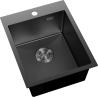 Mexen Solix chiuvetă de oțel inoxidabil 1 cameră 400 x 500 mm, negru HC - 6406401000-70HC