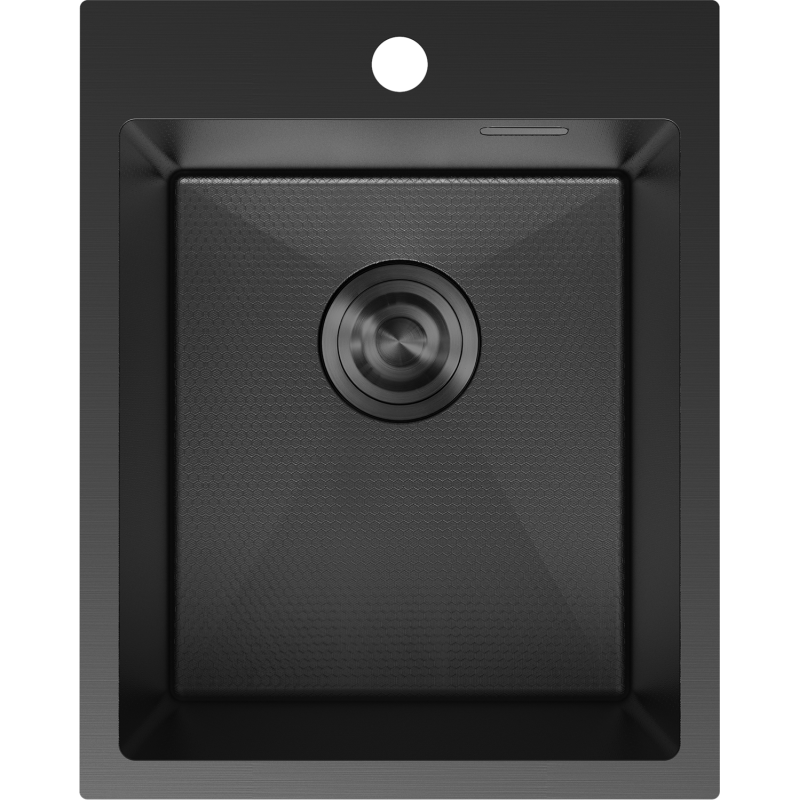 Mexen Solix chiuvetă de oțel inoxidabil 1 cameră 400 x 500 mm, negru HC - 6406401000-70HC