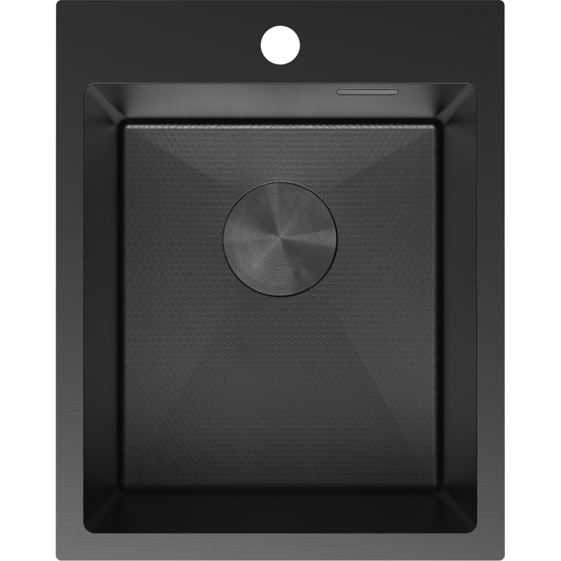Mexen Solix chiuvetă de oțel inoxidabil 1 cameră 400 x 500 mm, negru HC - 6406401000-70HC