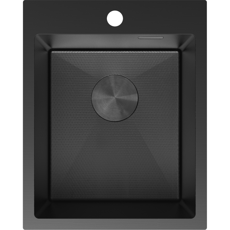 Mexen Solix chiuvetă din oțel inoxidabil cu 1 compartiment 400 x 500 mm, negru HC - 6406401000-70HC