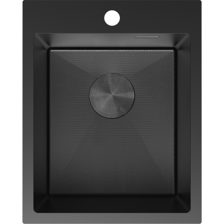 Mexen Solix chiuvetă de oțel inoxidabil 1 cameră 400 x 500 mm, negru HC - 6406401000-70HC