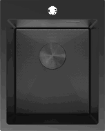 Mexen Solix chiuvetă din oțel inoxidabil cu 1 compartiment 400 x 500 mm, negru HC - 6406401000-70HC