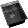 Mexen Solix chiuvetă de oțel inoxidabil 1 cameră 400 x 500 mm, negru HC - 6406401000-70HC