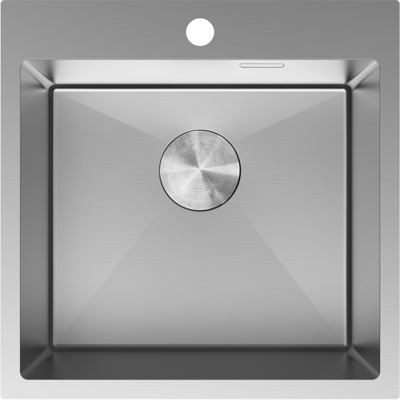 Mexen Solix chiuvetă de oțel inoxidabil cu 1 compartiment 500 x 500 mm, inox - 6407501000-01