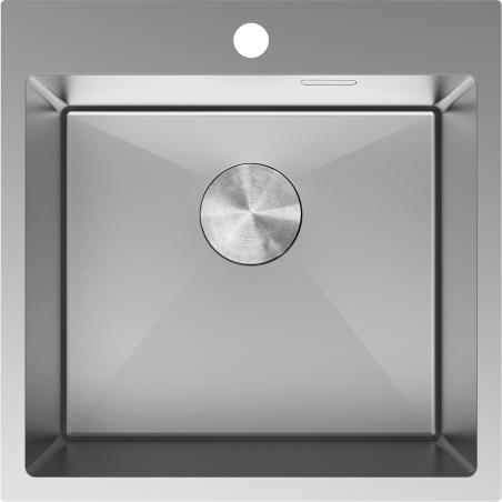 Mexen Solix rozsdamentes mosogató 1-medencés 500 x 500 mm, inox - 6407501000-01