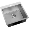 Mexen Solix chiuvetă din oțel, 1 compartiment, 500 x 500 mm, inox HC - 6407501000-01HC