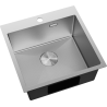 Mexen Solix chiuvetă din oțel, 1 compartiment, 500 x 500 mm, inox HC - 6407501000-01HC