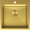 Mexen Solix chiuvetă din oțel inoxidabil cu 1 cuvă 500 x 500 mm, auriu - 6407501000-55