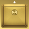 Mexen Solix chiuvetă din oțel inoxidabil 1 cameră 500 x 500 mm, aurie HC - 6407501000-55HC