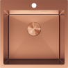 Mexen Solix chiuvetă din oțel cu 1 compartiment 500 x 500 mm, cupru - 6407501000-65