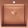 Mexen Solix chiuvetă din oțel cu 1 compartiment 500 x 500 mm, cupru HC - 6407501000-65HC