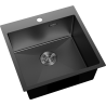 Mexen Solix chiuvetă din oțel inoxidabil cu o cuvă 500 x 500 mm, negru - 6407501000-70