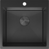 Mexen Solix chiuvetă din oțel inoxidabil cu 1 compartiment 500 x 500 mm, negru HC - 6407501000-70HC